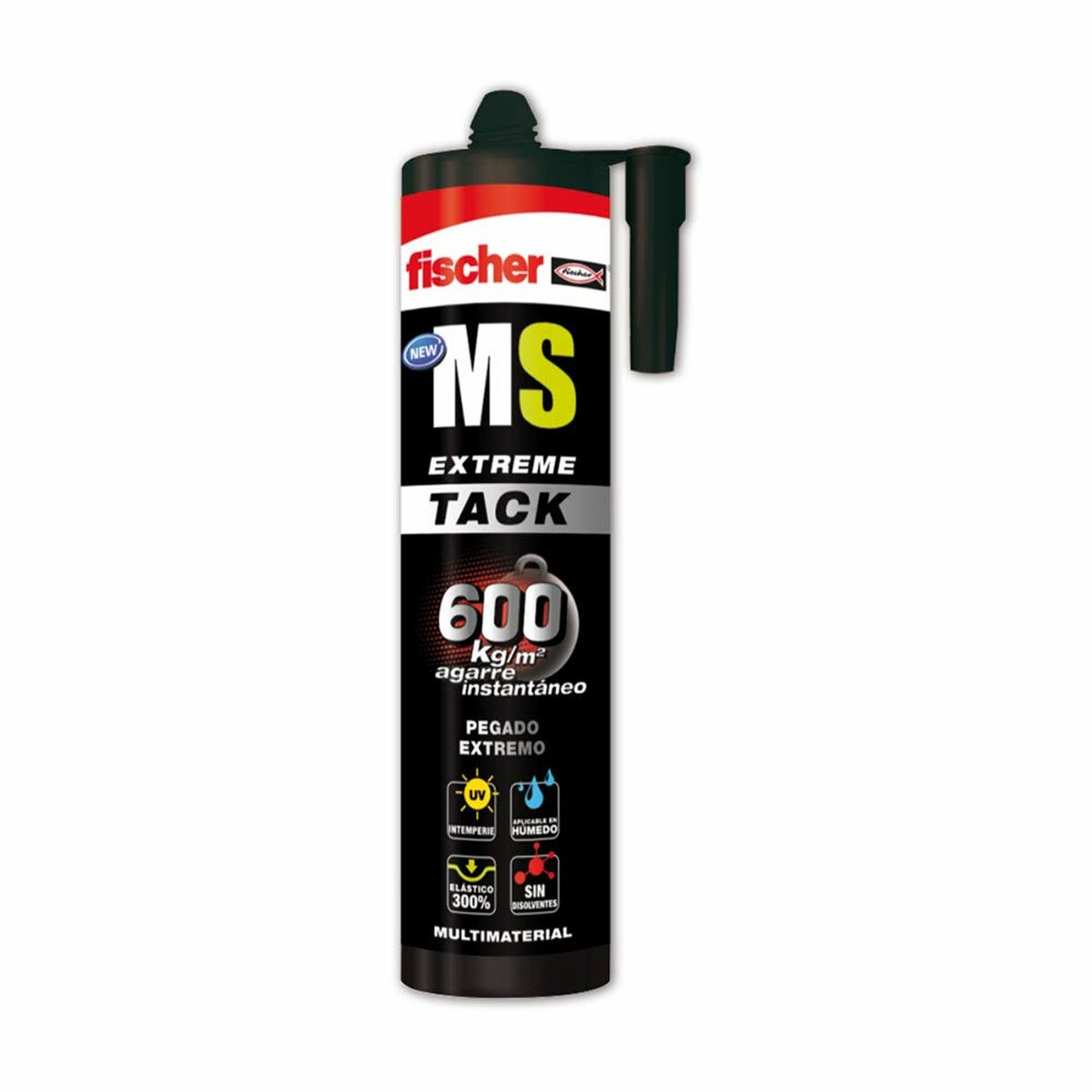 Tiivistysaine / liima Fischer Ms Musta 290 ml